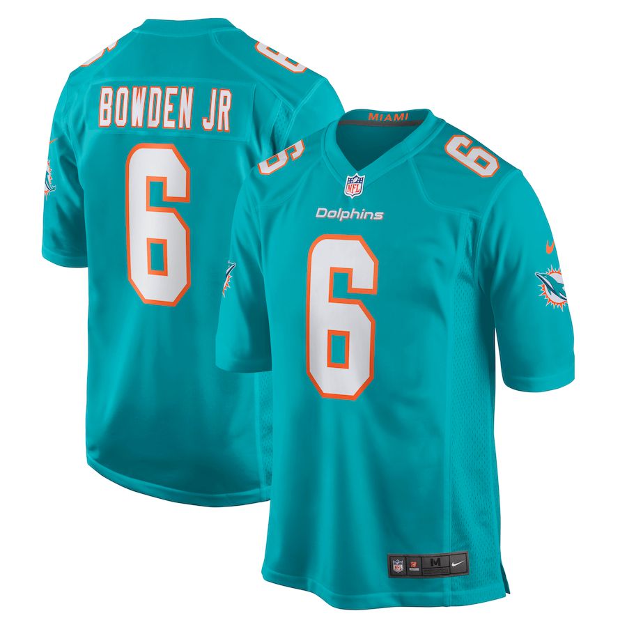 Men Miami Dolphins #6 Lynn Bowden Jr Nike Green Game NFL Jersey